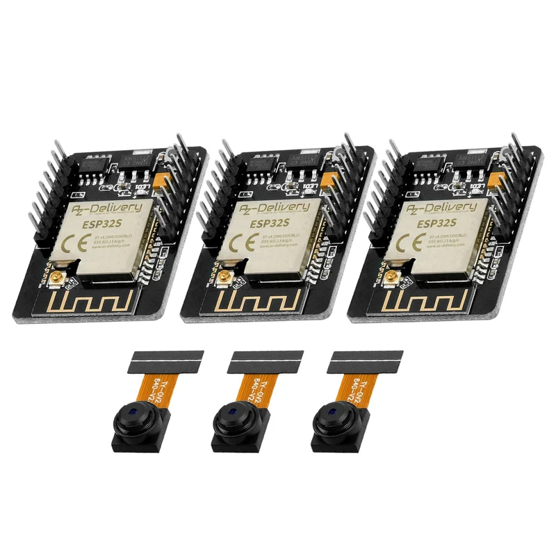 ESP32-Cam camera module (ESP32 Wifi/Bluetooth module including camera) compatible with Arduino