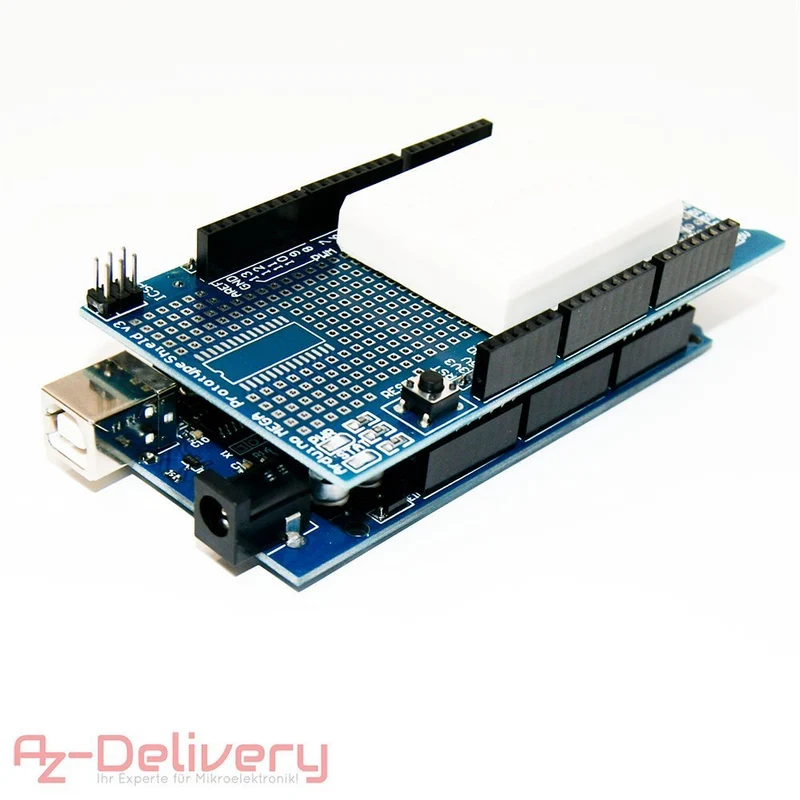 AZ-MEGA2560-Board with Prototyping Shield for AZ-MEGA2560-Board