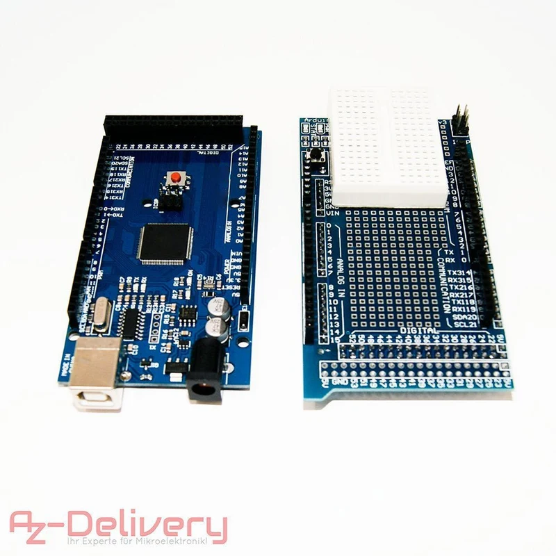 AZ-MEGA2560-Board with Prototyping Shield for AZ-MEGA2560-Board