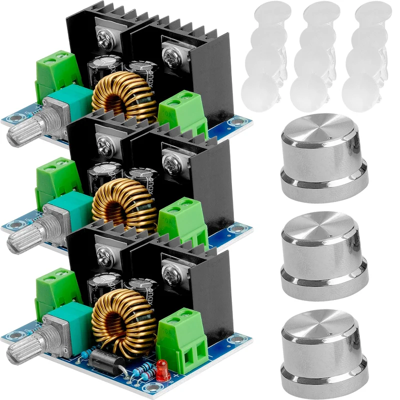 XH-M401 DC-DC Step Down Buck Converter XL4016E1, adjustable 4-40V to 1.25-36V 8A compatible with Arduino