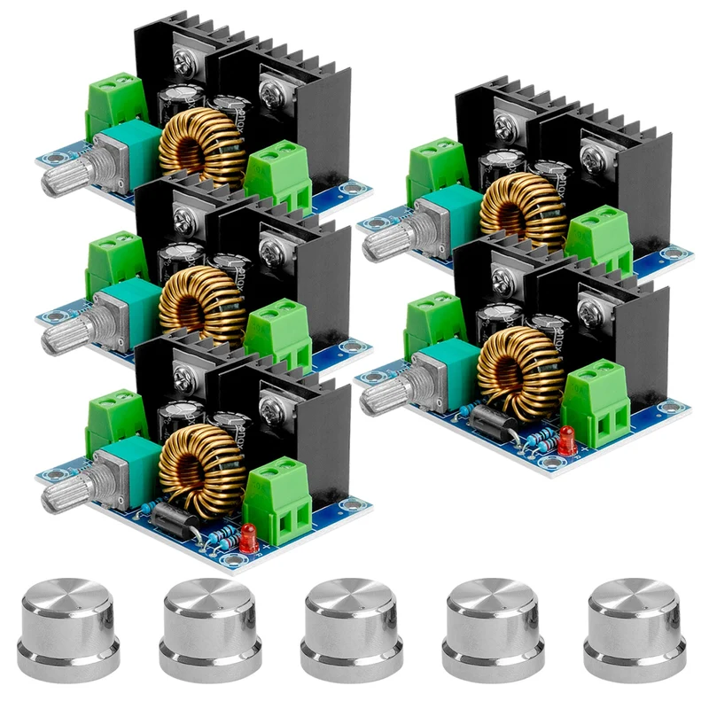 XH-M401 DC-DC Step Down Buck Converter XL4016E1, adjustable 4-40V to 1.25-36V 8A compatible with Arduino