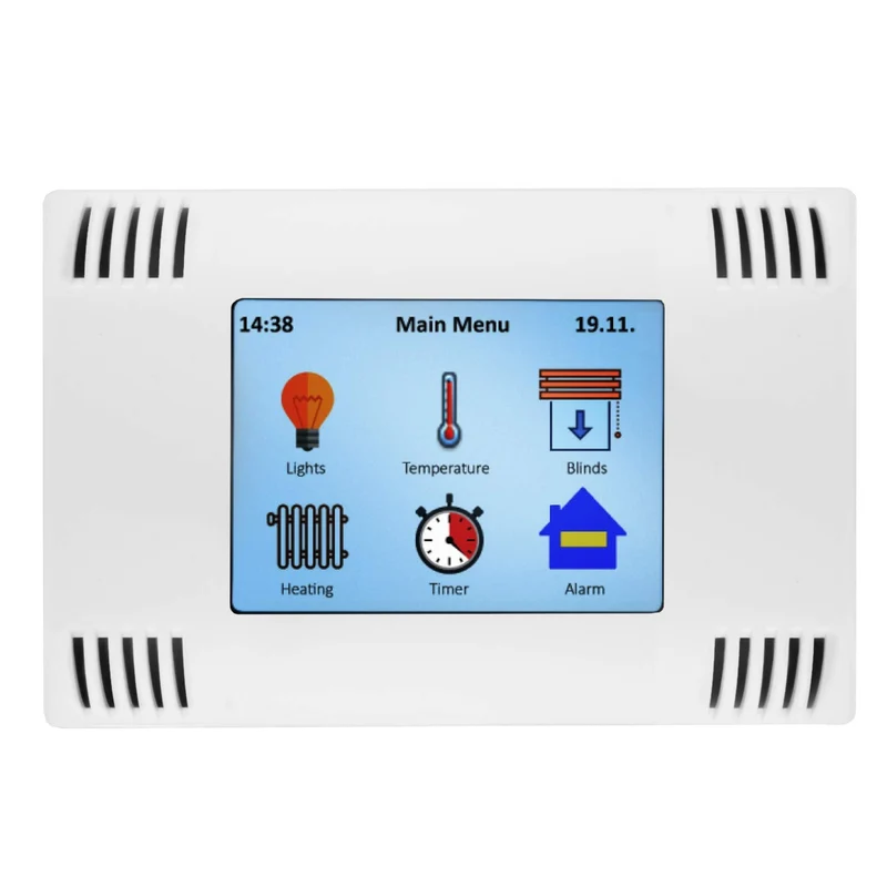 AZ-Touch Mod wall housing set with 2.8 inch touchscreen for ESP8266 and ESP32