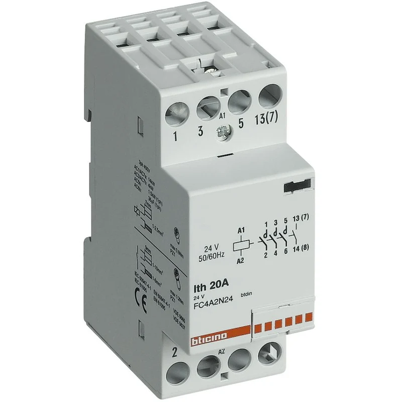 Contattore Modulare Bticino 2NO 40A Bobina 230V – FC2A4/230N