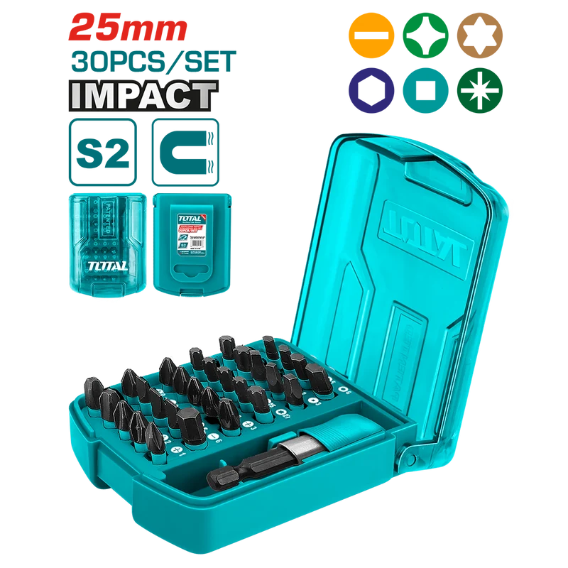 Set 30 Inserti per Avvitatori ad Impulsi