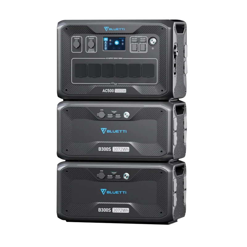 Kit Generatore di Corrente Bluetti 10kW 6144Wh – AC500 + 2 B300S