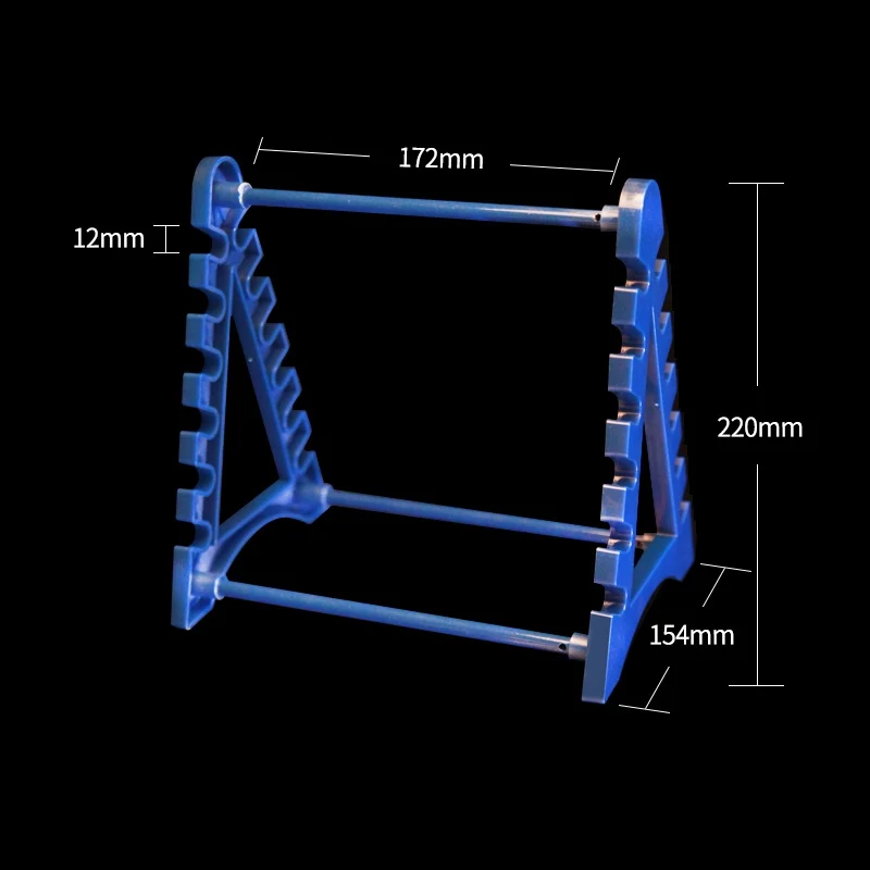 Supporto per pipette in plastica a 12 slot