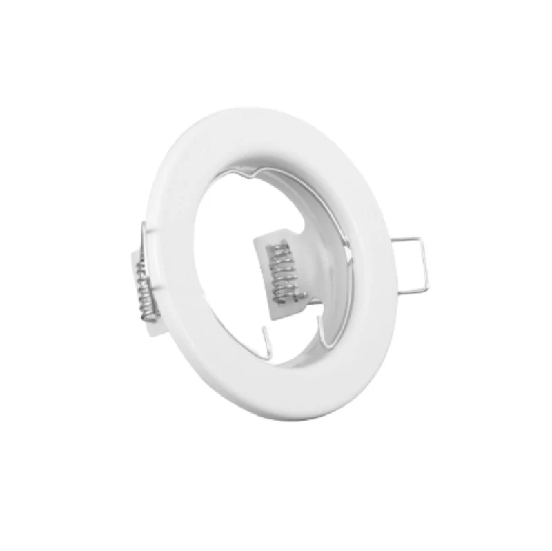 Portafaretto rotondo da incasso per lampadine GU10 e GU5.3