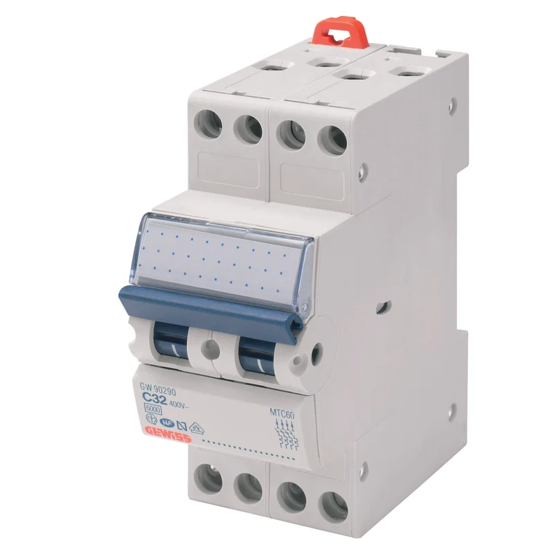 GEWISS GW90087 - interruttore magnetotermico compatto 4p curva c 16a - 2 moduli