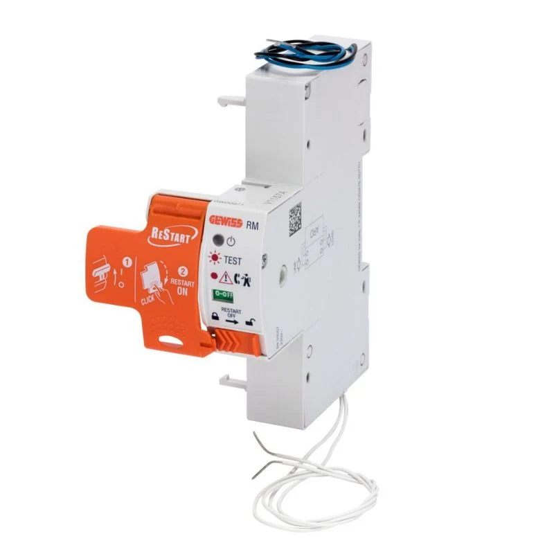 GEWISS GWD0991 - RM2-30 Restart 2P 0,03A 1M - da accoppiare con MDC - 2 Poli - 1P+N/2P Idn=0,03 A 230 V