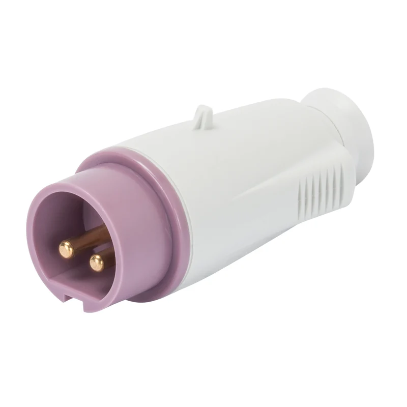 GEWISS GW60064 - Spina Mobile Diritta IP44 2P 16A 20-25V Viola SELV Vite