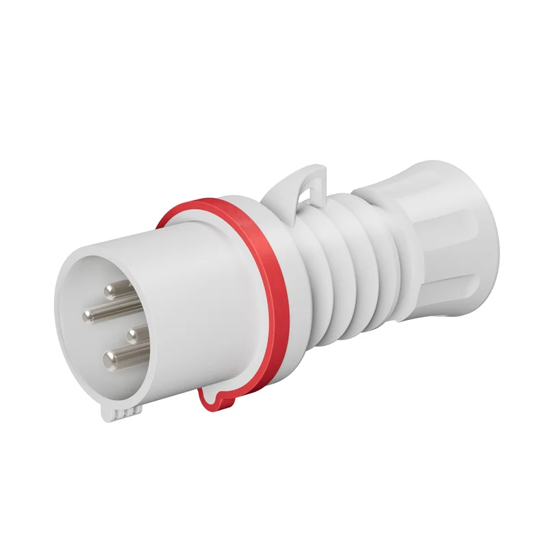 GEWISS GW60019H - Spina Mobile HP IP44 3P+T 32A 400V 6H Rosso CEE Vite
