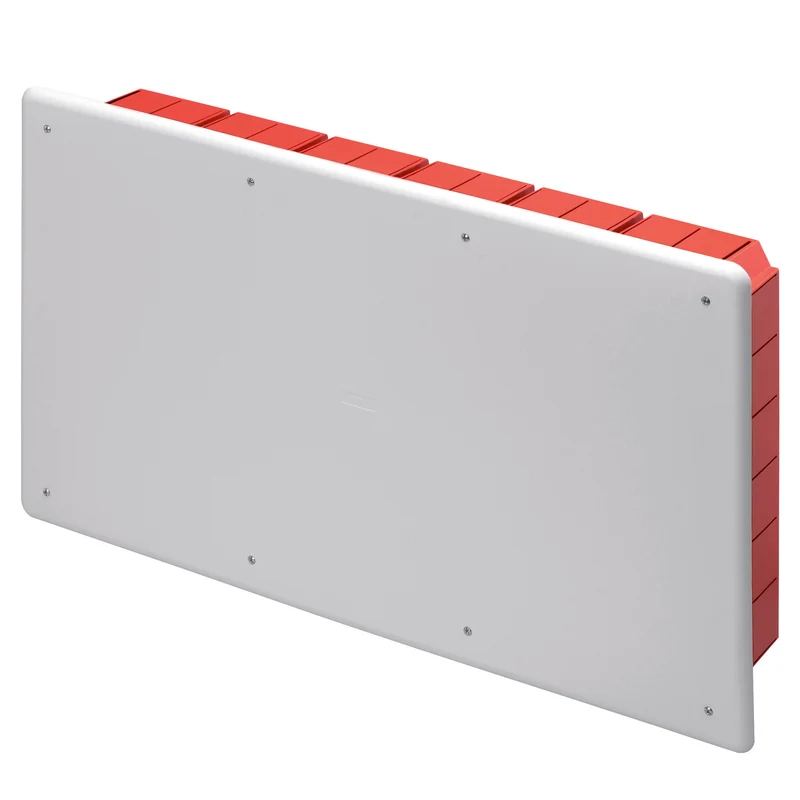 GEWISS GW48011 - Cassetta Di Derivazione E Connessione, Per Pareti In Muratura, Con Guida Din, Dimensioni 516x294x90, Coperchio Bianco RAL9016