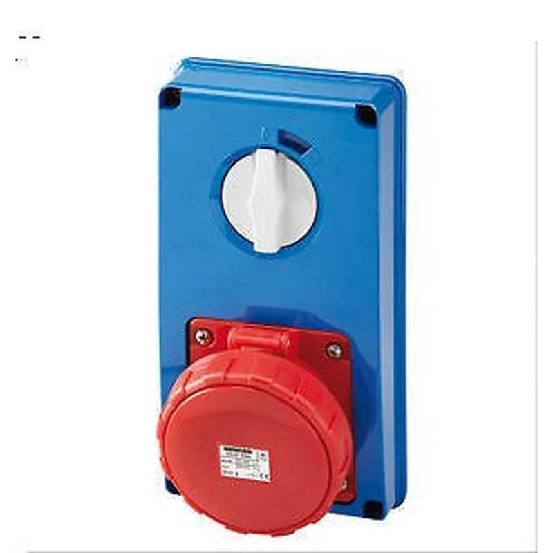 GEWISS GW66330N - Presa Interbloccata Verticale 3P+T 16A 400V IP67 SF Fusibili