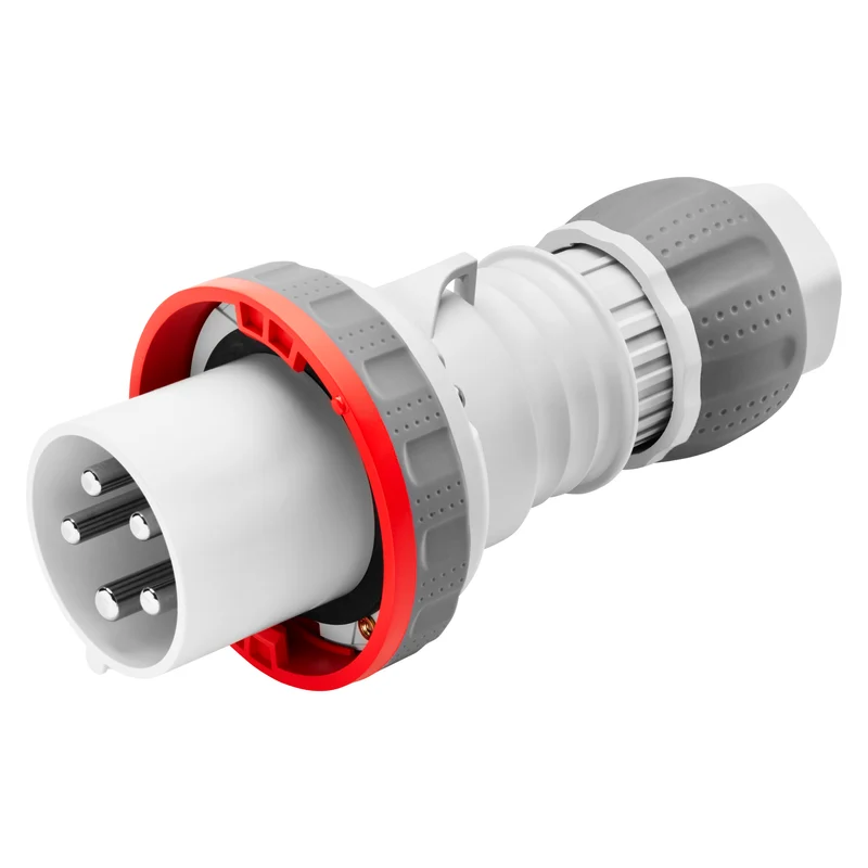 GEWISS GW61053H - Spina Mobile HP IP67 3P+N+T 63A 400V 6H Rosso