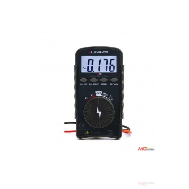 UNIKS UNKM5 - MULTIMETRO DIGITALE TASCABILE CAT II 600V