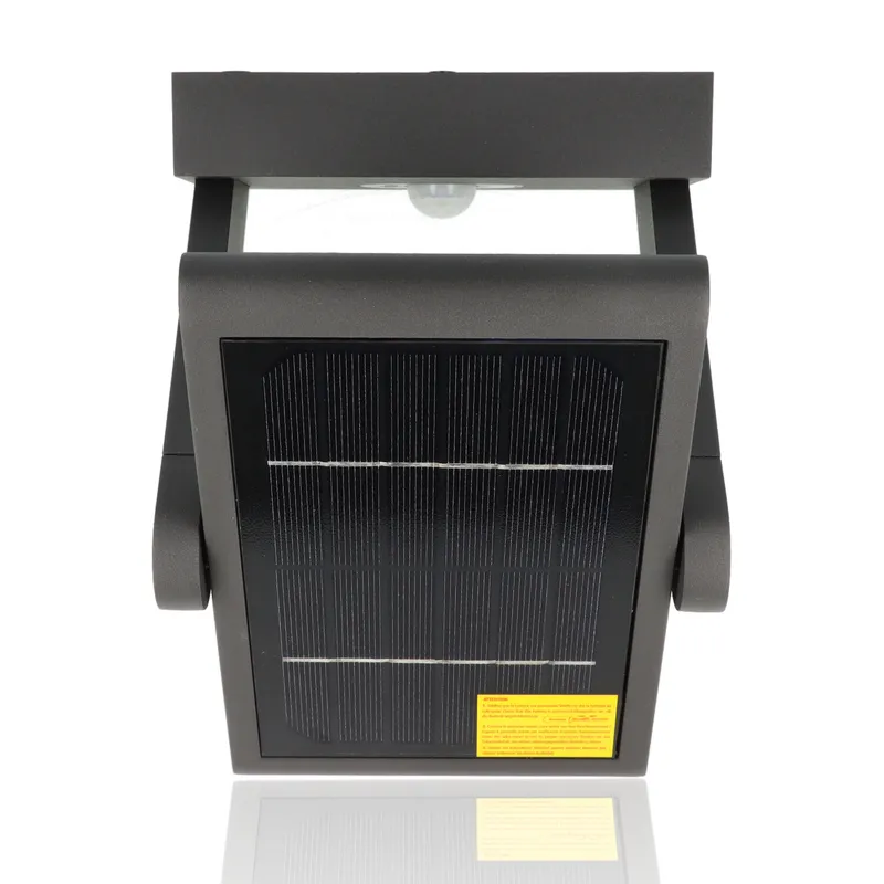 Applique con pannello solare, orientabile 1,6W, luce naturale, IP54, 200x152mm