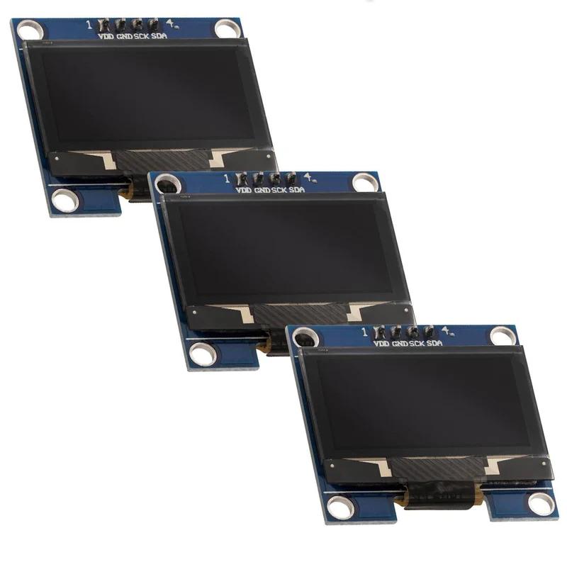 1.3 inch OLED I2C 128 x 64 Pixel Display compatible with Arduino and Raspberry Pi