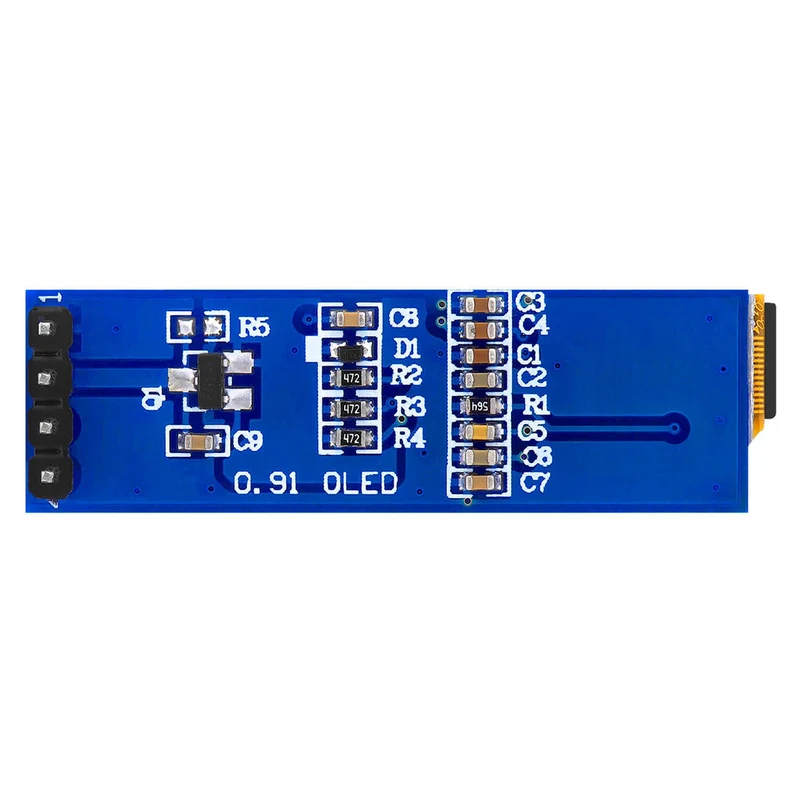 0.91 inch OLED I2C Display 128 x 32 pixels Compatible with Arduino and Raspberry Pi