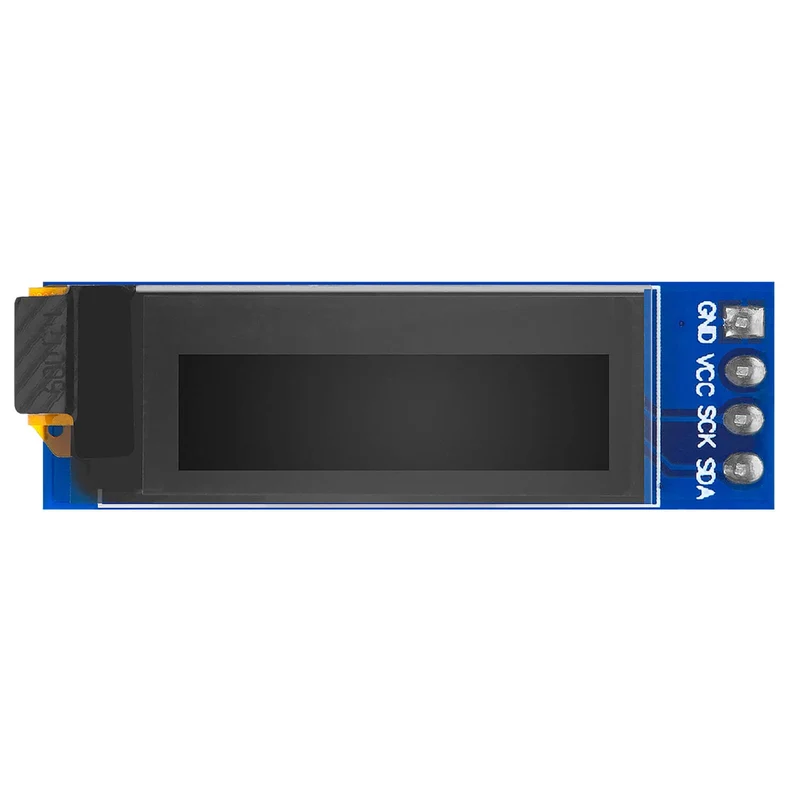 0.91 inch OLED I2C Display 128 x 32 pixels Compatible with Arduino and Raspberry Pi