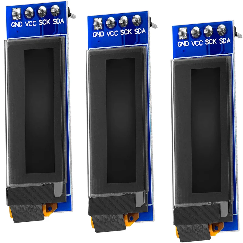 0.91 inch OLED I2C Display 128 x 32 pixels Compatible with Arduino and Raspberry Pi