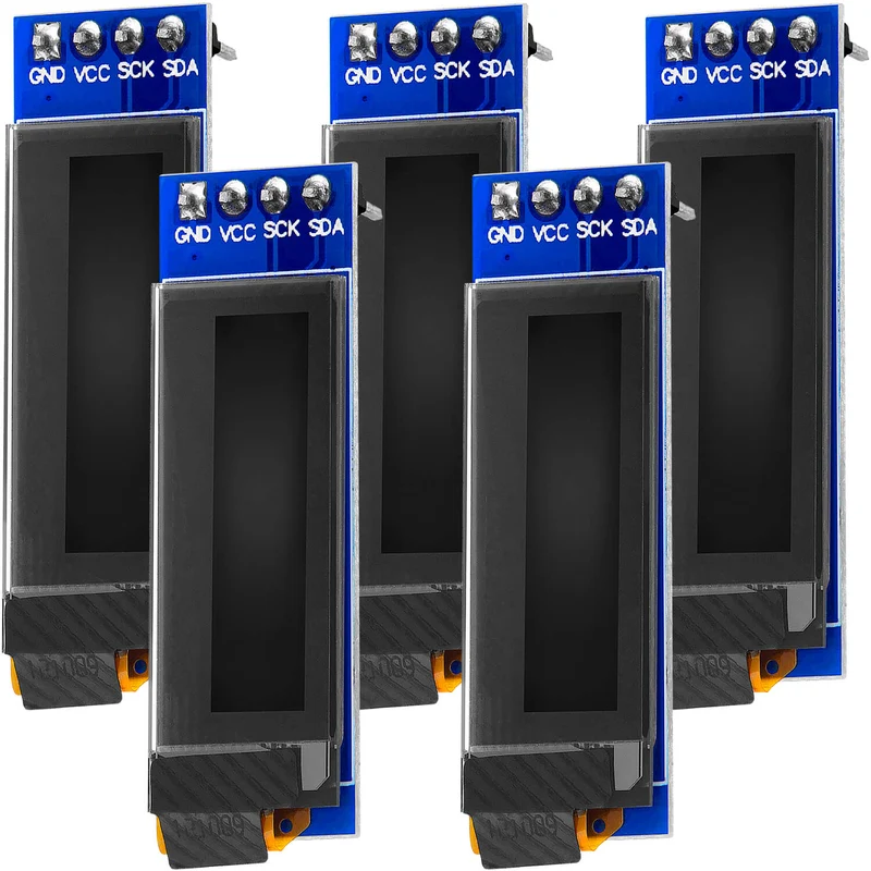 0.91 inch OLED I2C Display 128 x 32 pixels Compatible with Arduino and Raspberry Pi