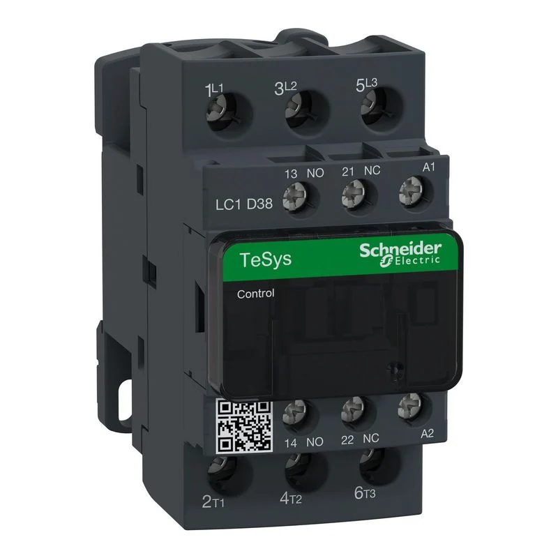 SCHNEIDER LC1D38B7 - Contattore Schneider TeSys LC1D 3P 38A AC3 440V 24V AC
