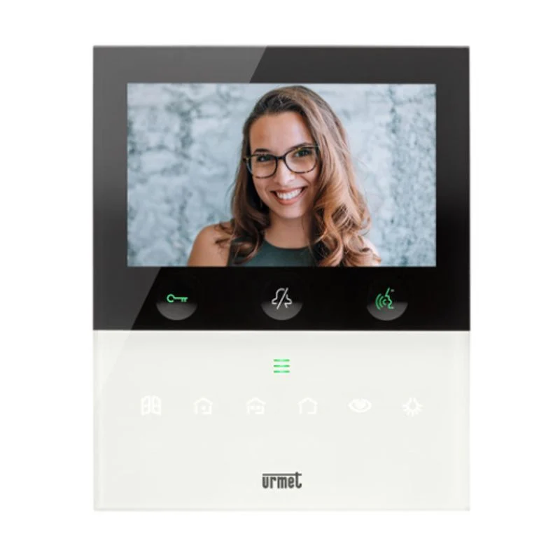 URMET 1760/16U - Videocitofono VOG5W Wi-Fi 2Voice 5'' Bianco