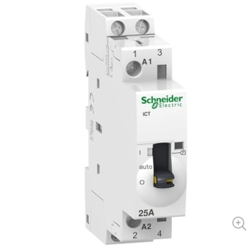 SCHNEIDER A9C21732 - Contattore Reversibile 2 poli, 2 NA, 25 A, 1,2 W, bobina 250 V c.a.