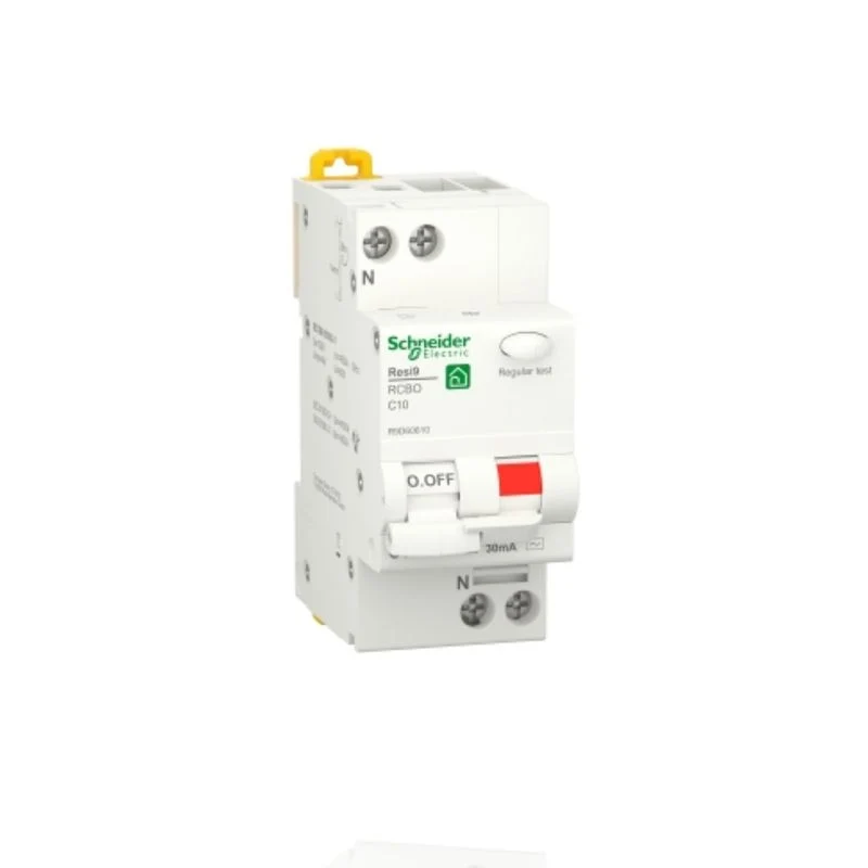 SCHNEIDER R9D60610 - Magnetotermico Differenziale Resi9 RCBO 1P+N C10 30mA AC