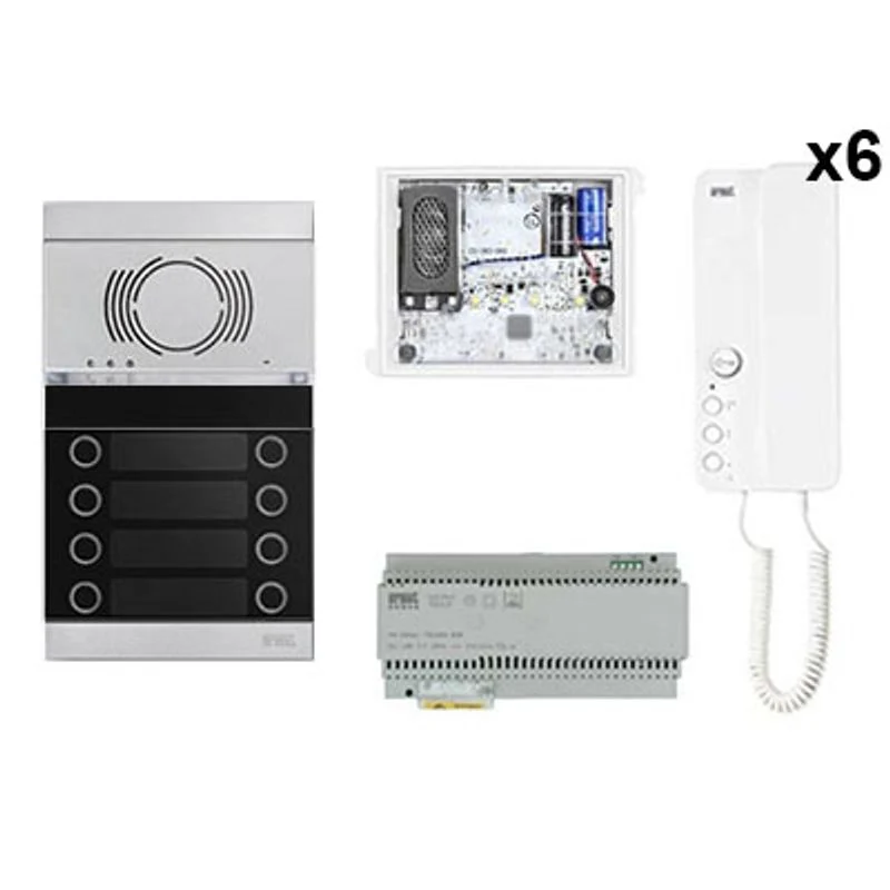 URMET 1183/326 - KIT citofono urmet alpha 6 famiglie