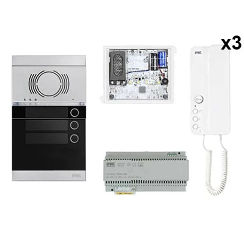 URMET 1183/323 - KIT citofono urmet alpha trifamiliare