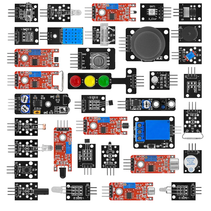 35 in 1 sensor kit module kit and accessory kit compatible with Arduino and Raspberry Pi