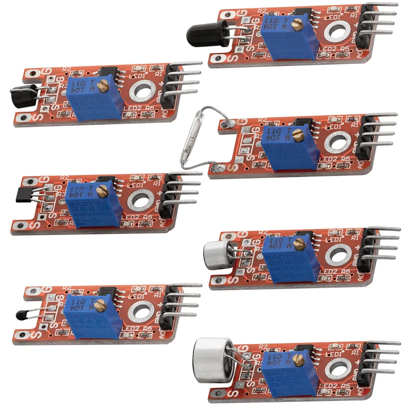 35 in 1 sensor kit module kit and accessory kit compatible with Arduino and Raspberry Pi