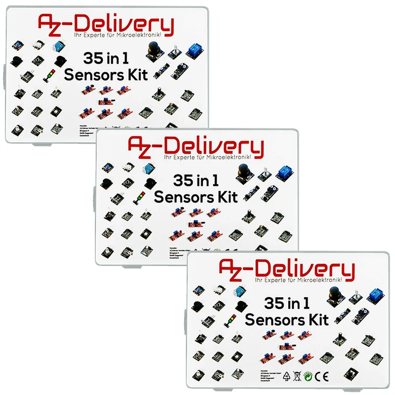 35 in 1 sensor kit module kit and accessory kit compatible with Arduino and Raspberry Pi
