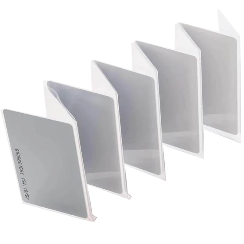 RFID Card Keycard 125KHz white, consecutively numbered