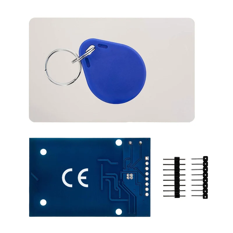 RFID Kit RC522 with reader, chip and card for Raspberry Pi and Co. (13.56MHz)