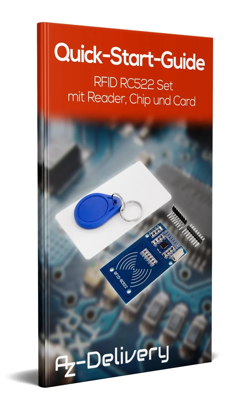 RFID Kit RC522 with reader, chip and card for Raspberry Pi and Co. (13.56MHz)