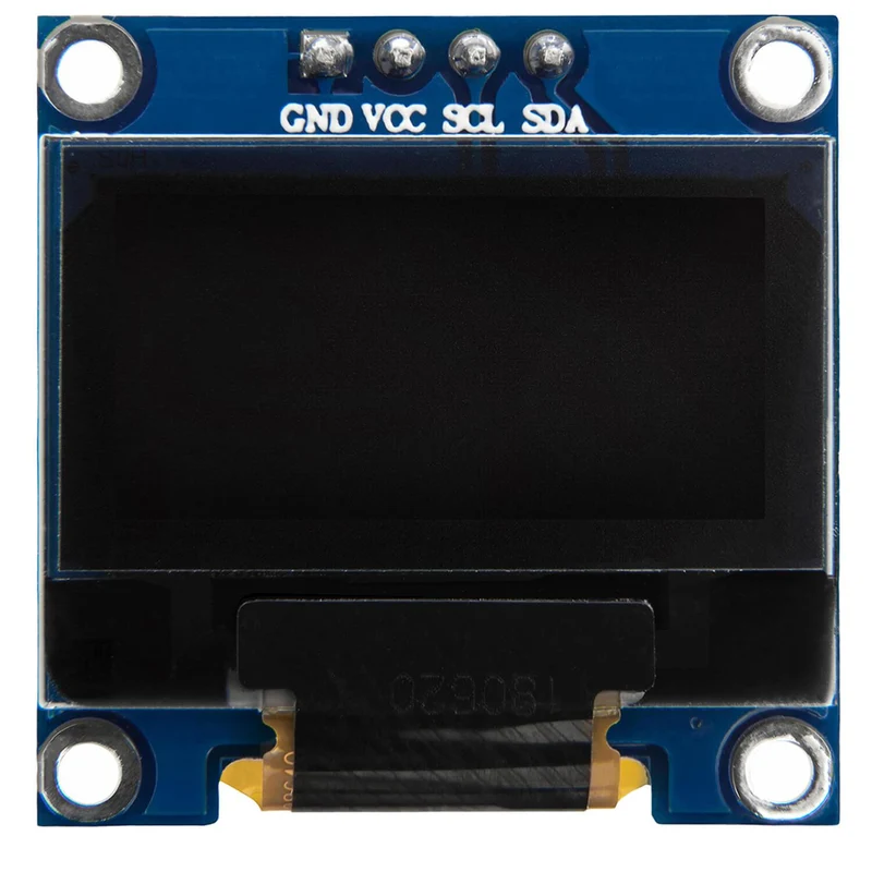 0.96 inch OLED SSD1306 display I2C 128 x 64 pixels compatible with Arduino and Raspberry Pi