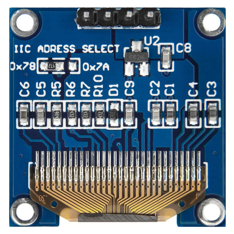 0.96 inch OLED SSD1306 display I2C 128 x 64 pixels compatible with Arduino and Raspberry Pi