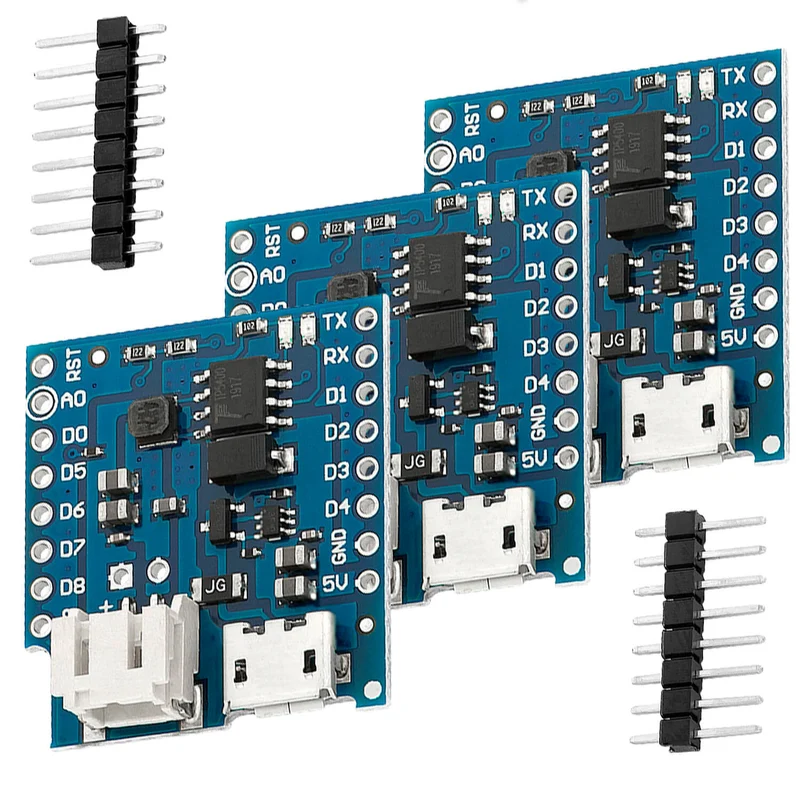 Battery Shield for lithium batteries for D1 Mini