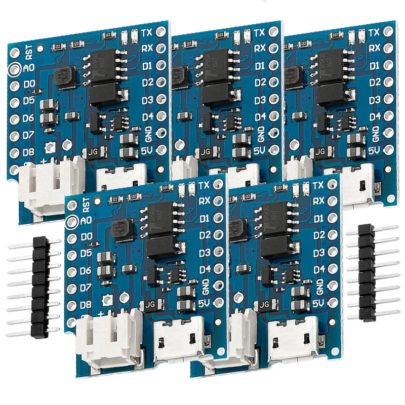 Battery Shield for lithium batteries for D1 Mini