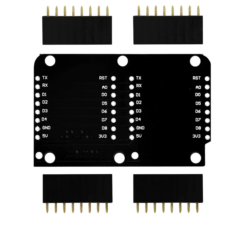 Dual Base Shield PCB Board for D1 Mini Nodemcu ESP8266