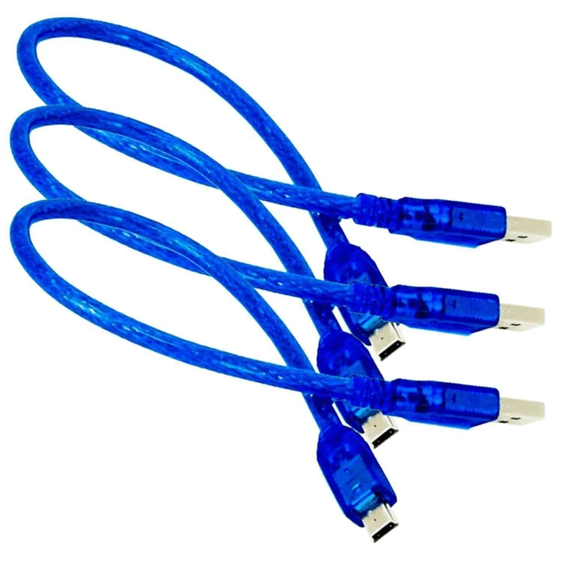 Blue mini USB cable, 100% compatible with Nano V3