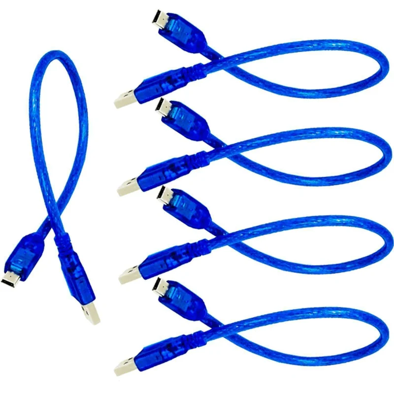 Blue mini USB cable, 100% compatible with Nano V3