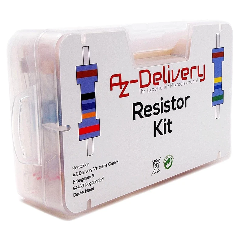 Resistance resistor kit 525 pieces resistance range, 0 ohm -1m ohm
