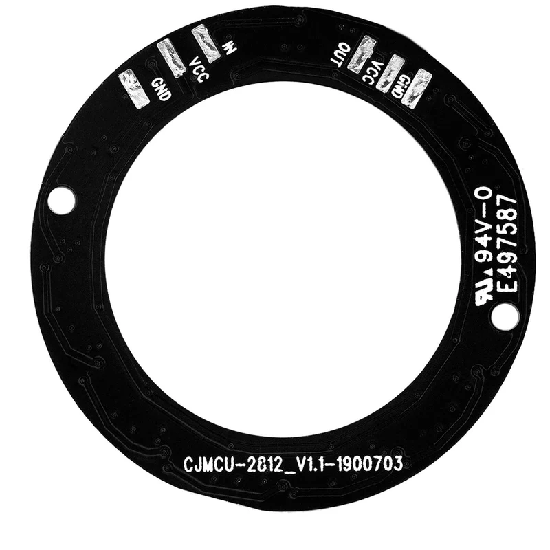 LED Ring 5V RGB WS2812B 12-Bit 37mm