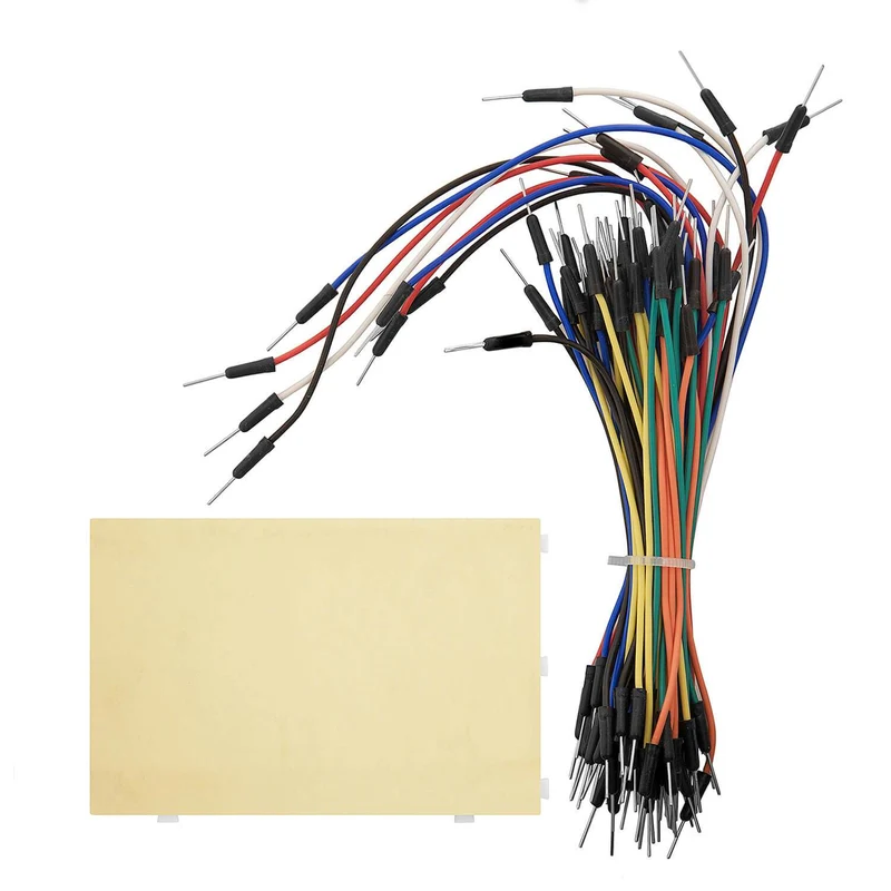 Breadboard kit - 3 x 65stk. Jumper Wire Kabel M2M and 3 x mini Breadboard 400 pins compatible with Arduino and Raspberry Pi
