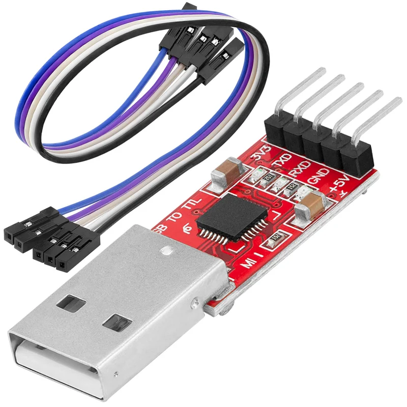CP2102 USB to TTL Converter HW-598 for 3.3V and 5V with jumper cable