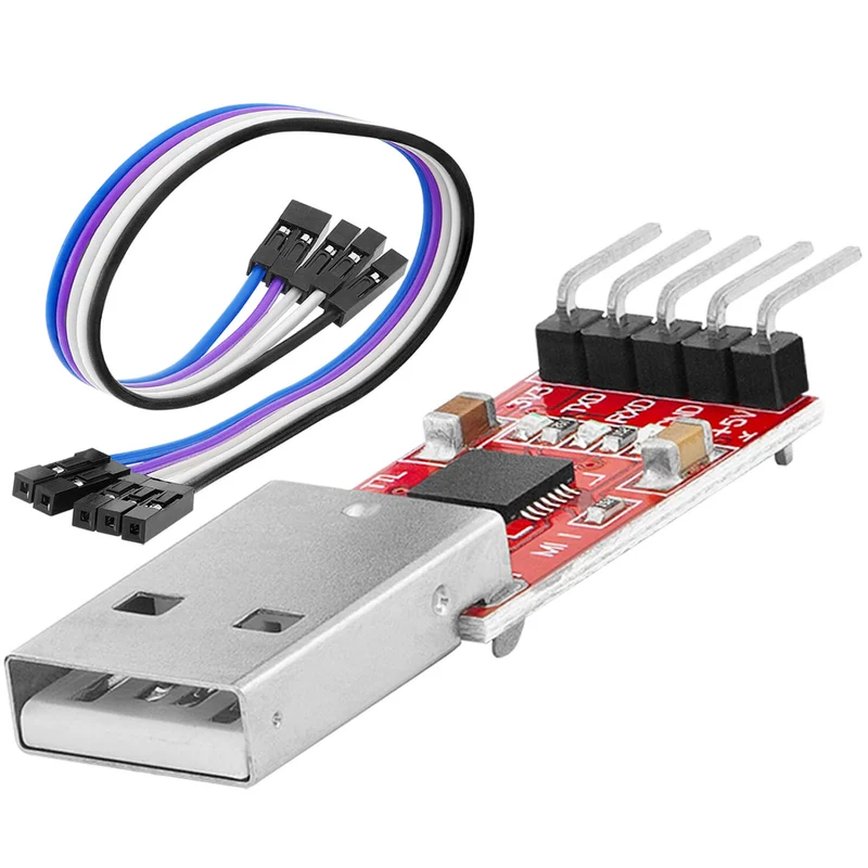 CP2102 USB to TTL Converter HW-598 for 3.3V and 5V with jumper cable