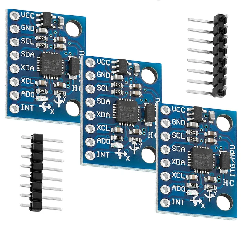 GY-521 MPU-6050 3-axis gyroscope and acceleration sensor